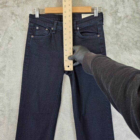 Rag & Bone Jeans Womens 27 Coal The Straight Made in USA Denim W1588K520COA - Picture 3 of 13